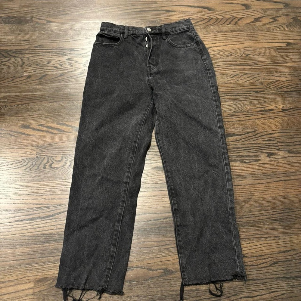 PacSun Black Straight Leg Denim Pants
